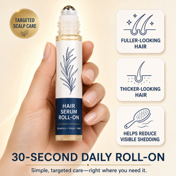 🔥 Thinning Hair? Roll On for Fuller-Looking Hair Fast