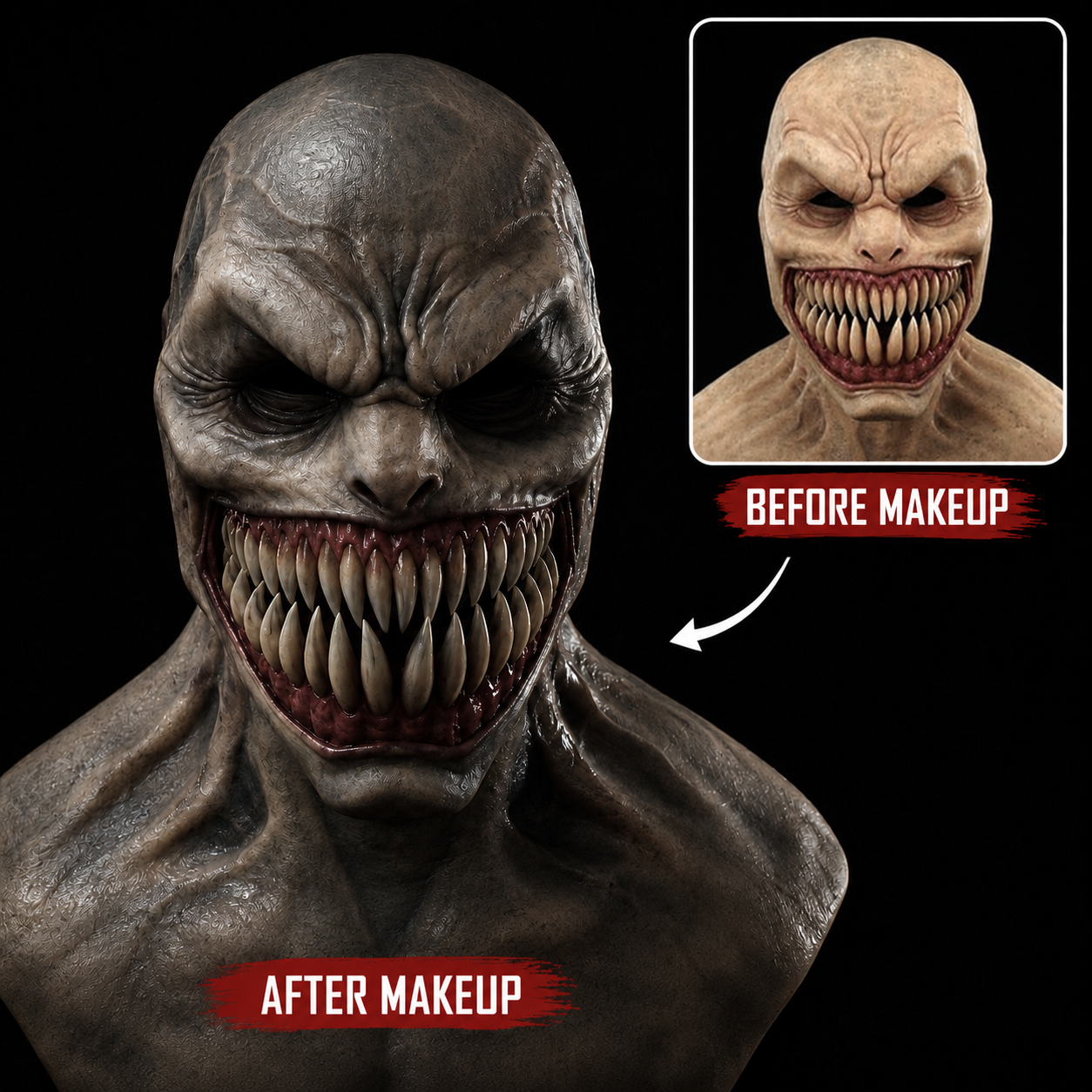🎃Limited Edition – Hyper-Realistic Full Head Mask 🔥