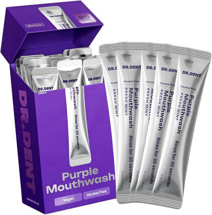 Purple Mouthwash - Color Correcting Whitening Sachets
