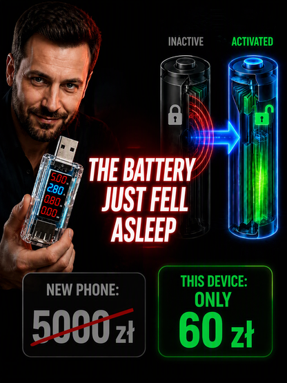 USB Smartphone Battery Repair Dongle – Plug‑&‑Play, No Disassembly, Optimise Your Phone Battery Performance!